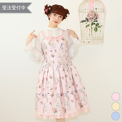 Bird Cage and Rose Jumper Dress