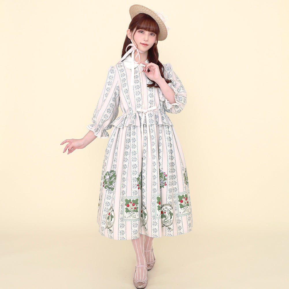 Berry Gallery Peplum Dress