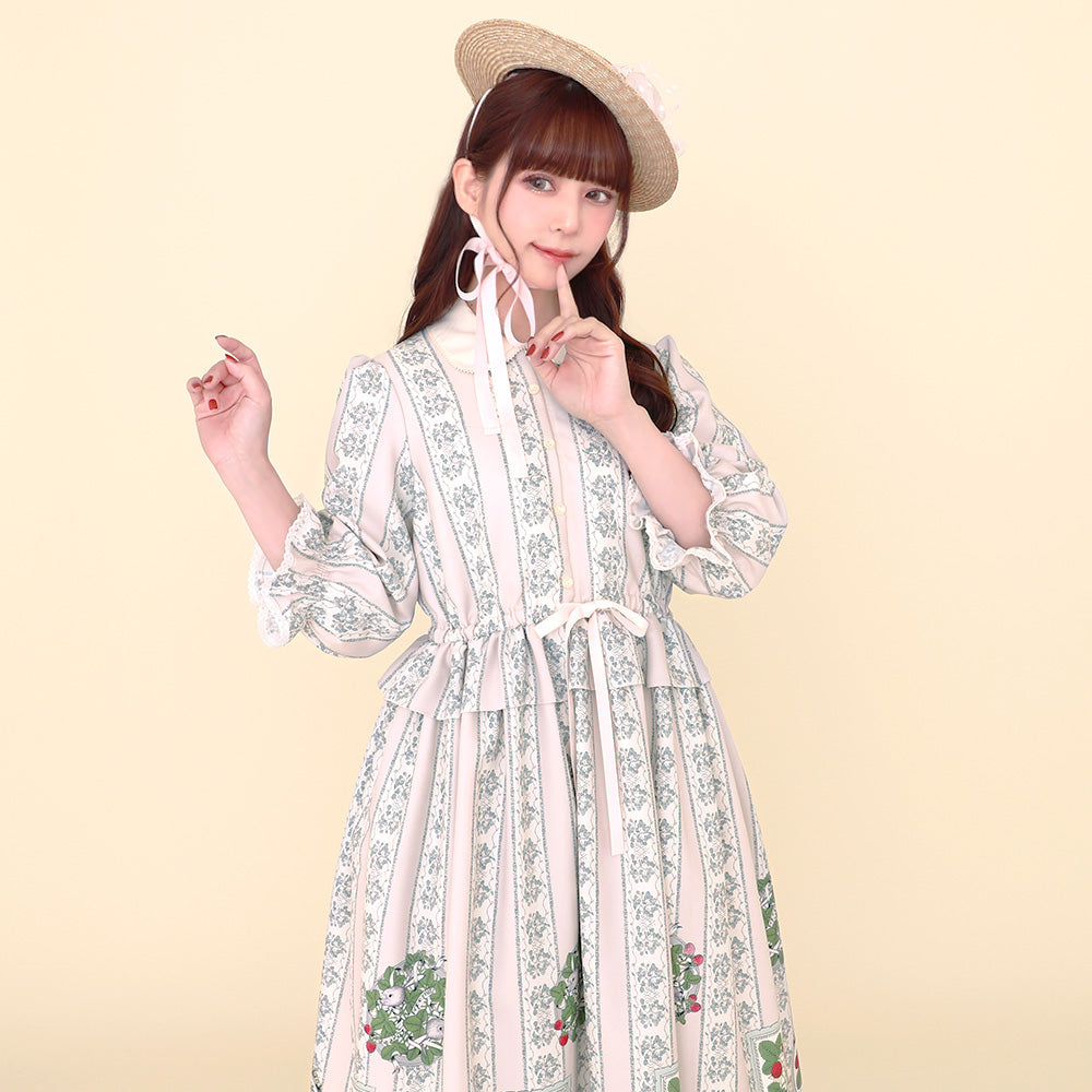 Berry Gallery Peplum Dress