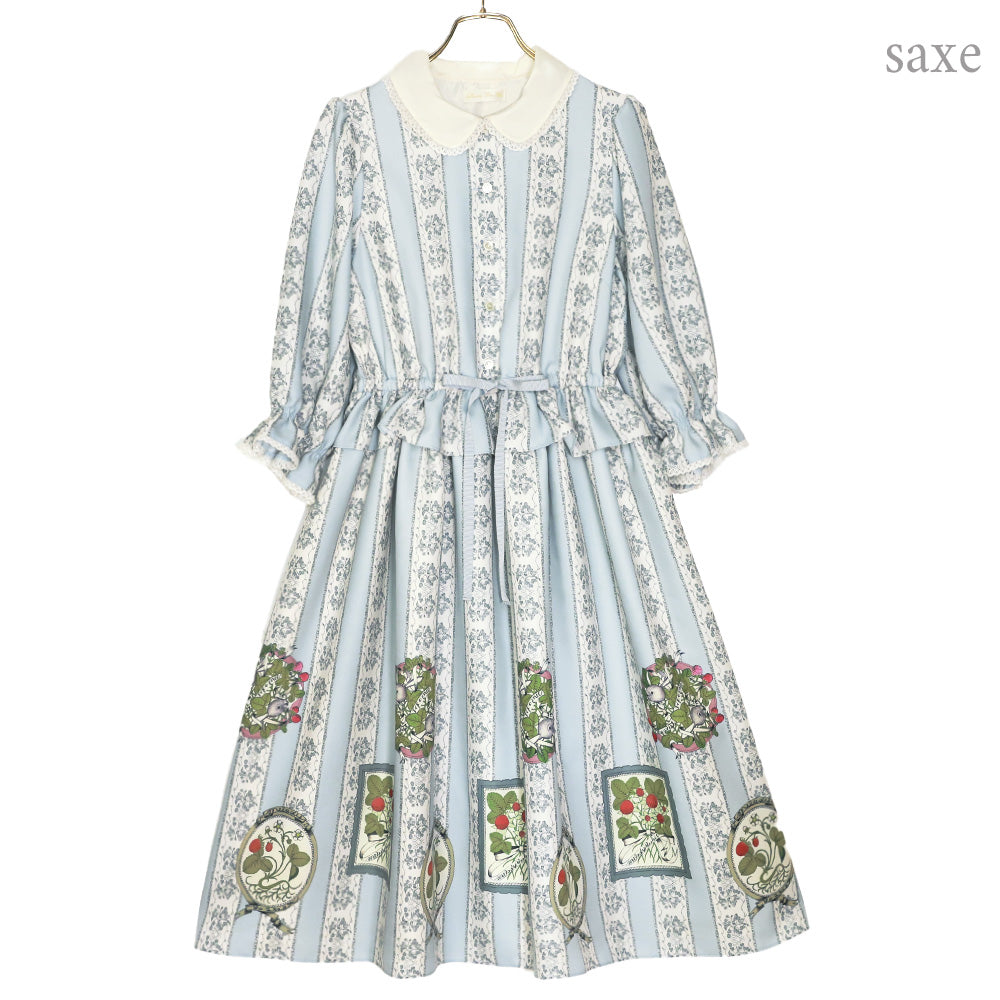 Berry Gallery Peplum Dress