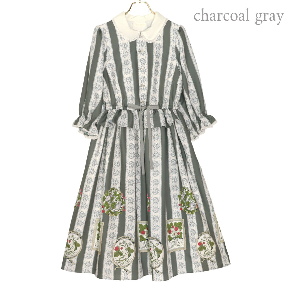 Berry Gallery Peplum Dress