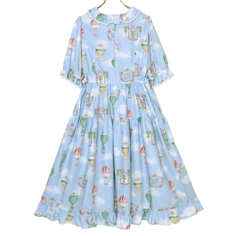 Sky Balloon Tiered Dress
