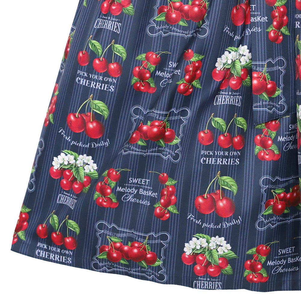 Fresh Cherry Collared Dress