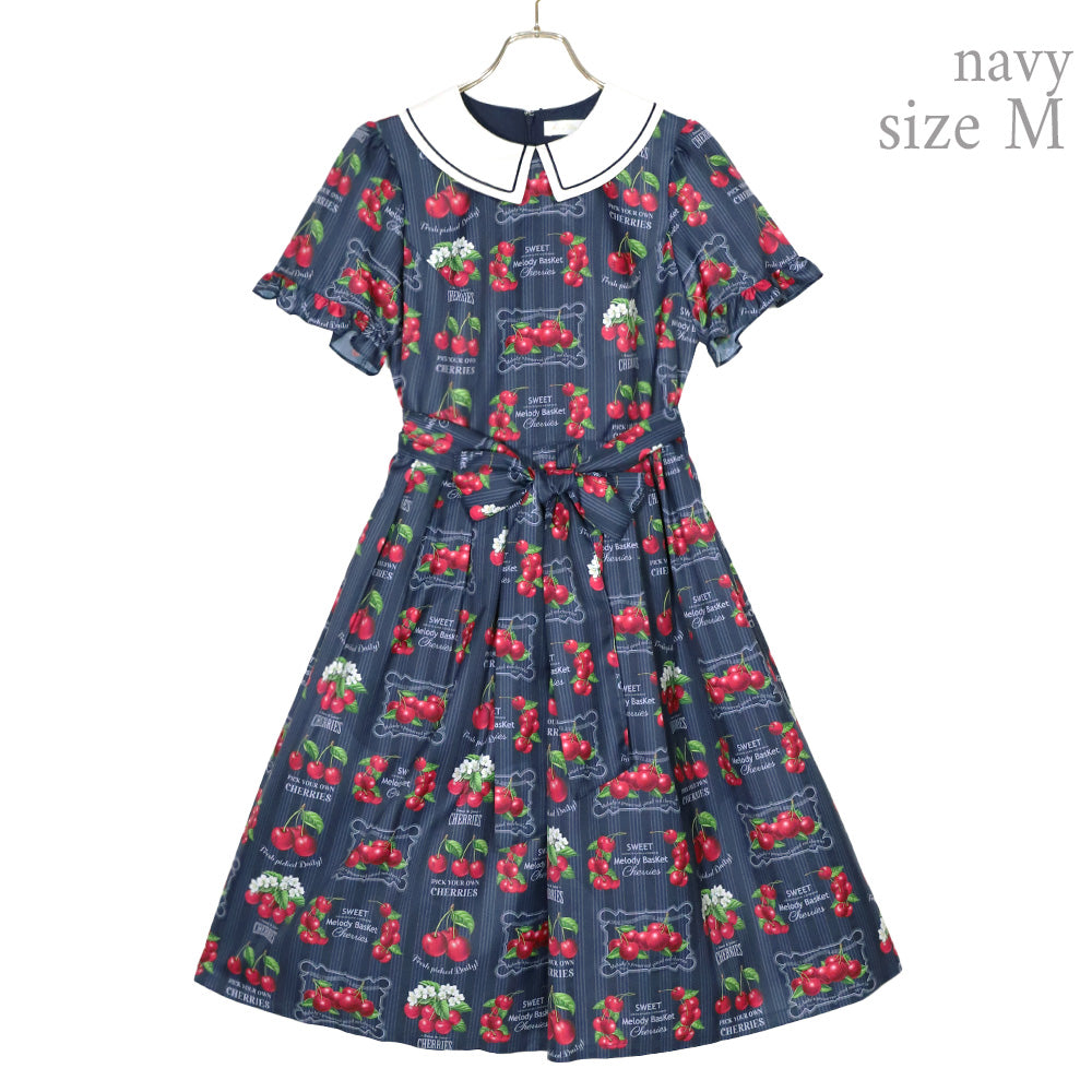 Fresh Cherry Collared Dress