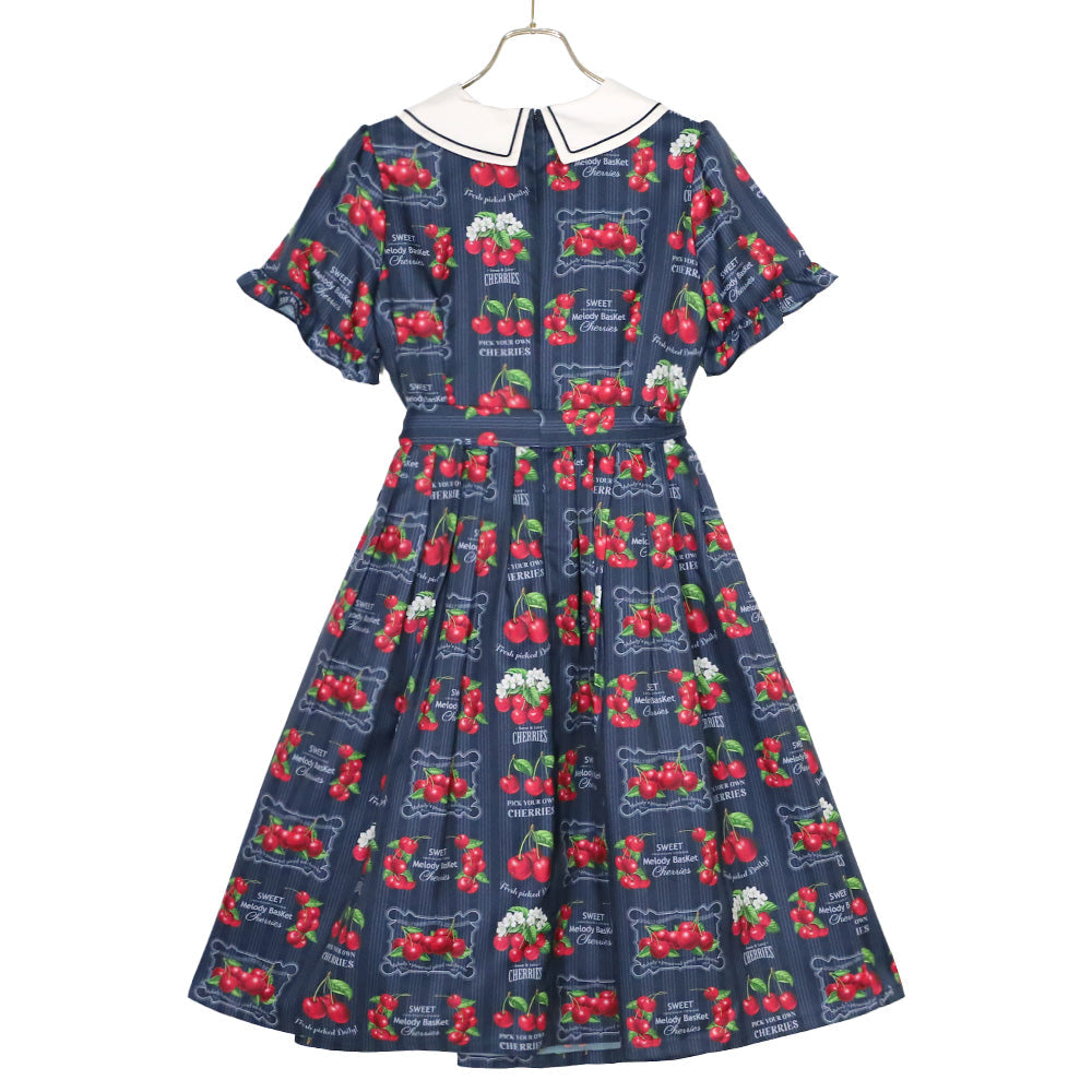 Fresh Cherry Collared Dress