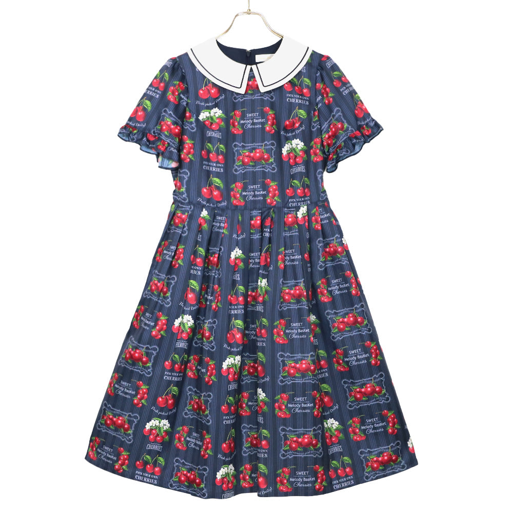 Fresh Cherry Collared Dress
