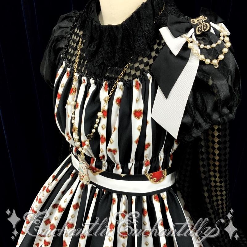 Wonderland Queen Cat Dress - Black