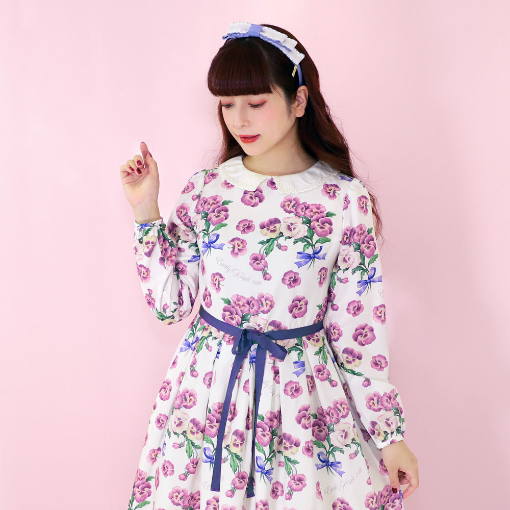 Pansy Ribbon Dress