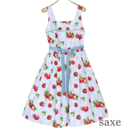 Dear Strawberry Sleeveless Dress