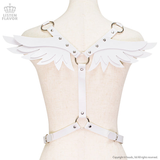 Harness Belt With Angel Wings
