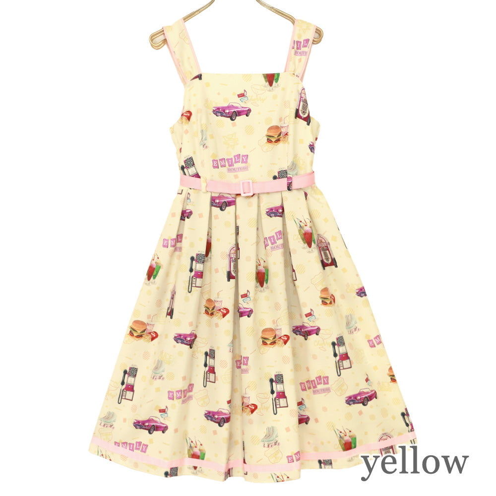 American Diner Sleeveless Dress