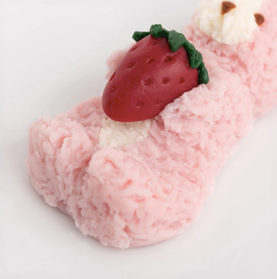 Strawberry Milk Rabbit Cookie Necklace