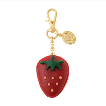 The Strawberry Macaron Bag Charm