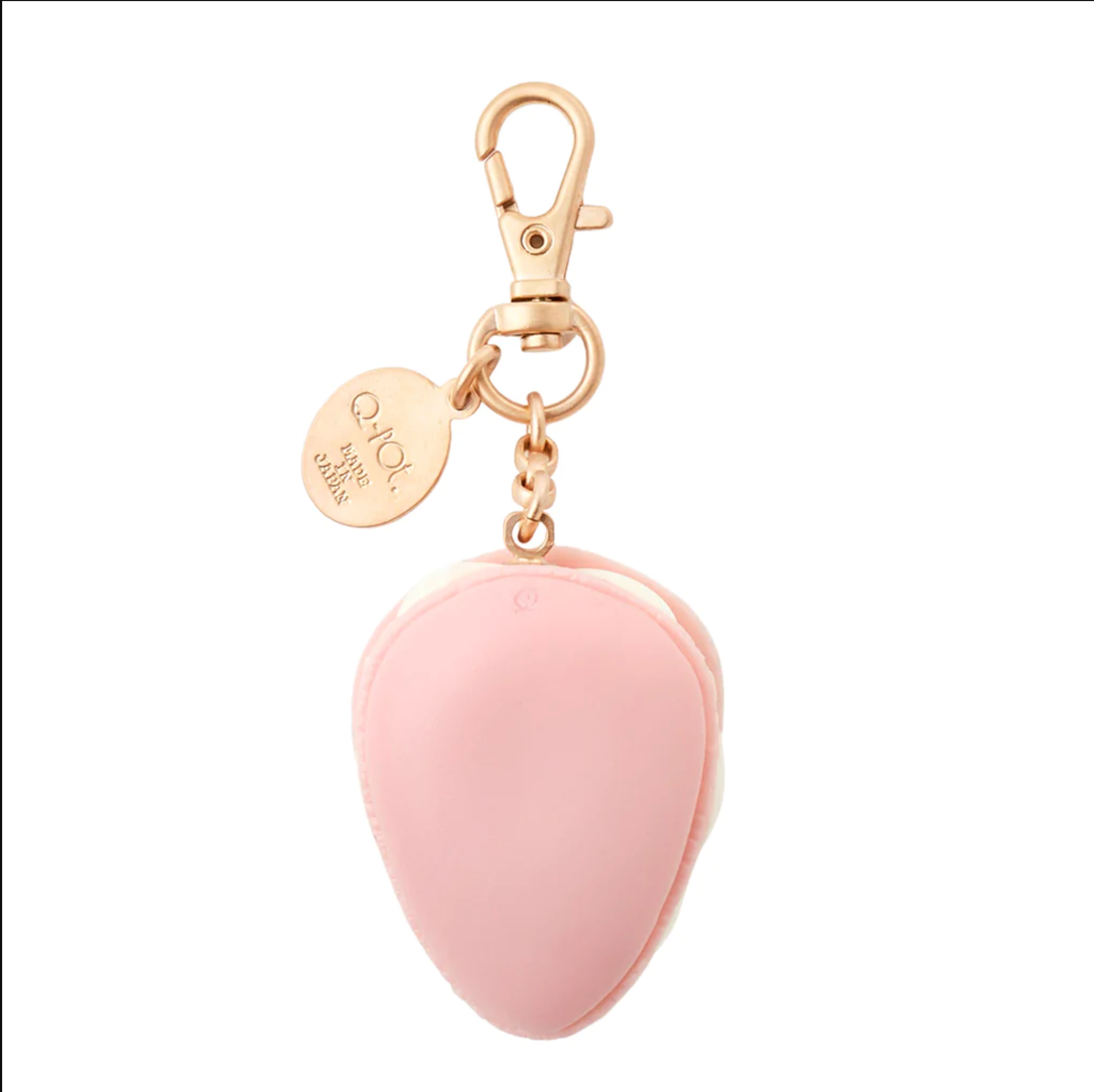 The Strawberry Macaron Bag Charm