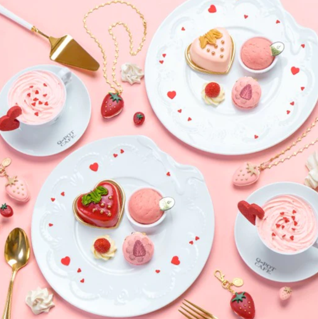 The Strawberry Macaron Bag Charm