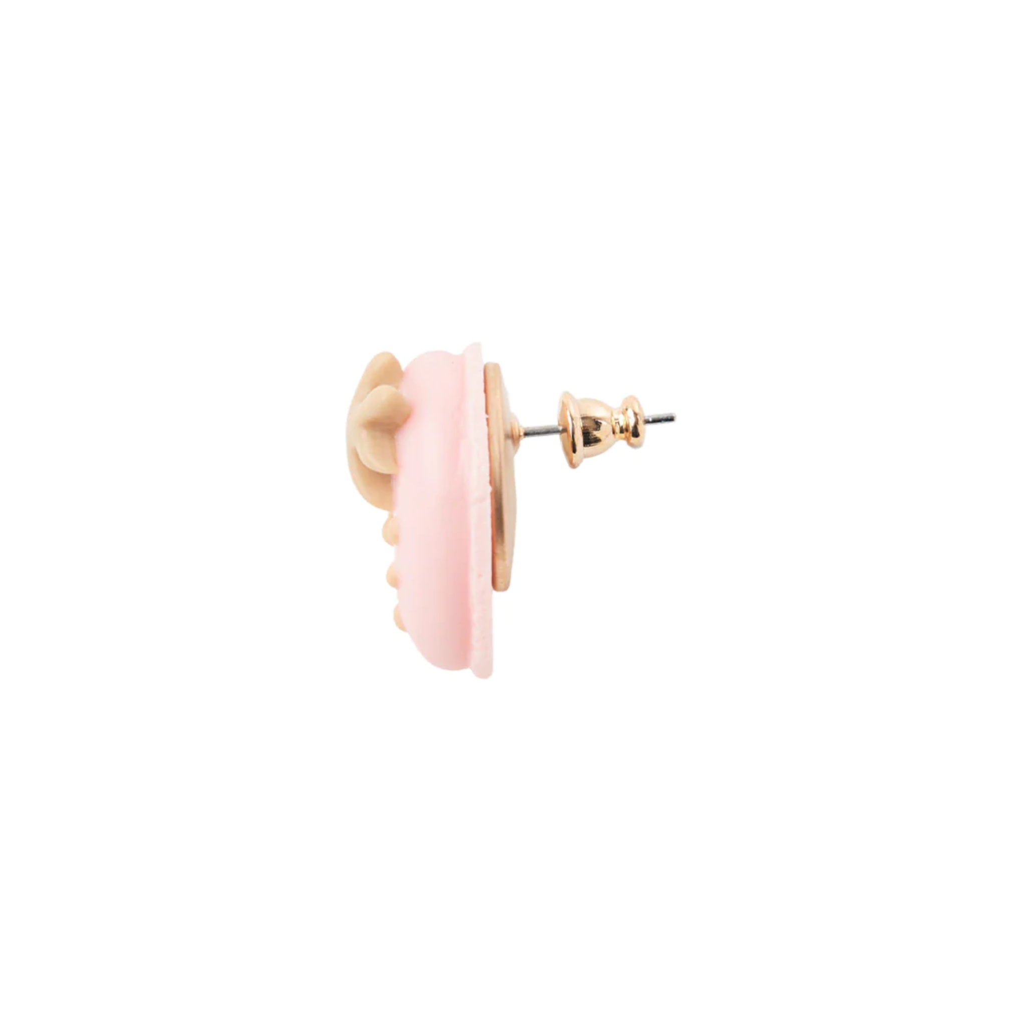 The Strawberry Macaron Earring