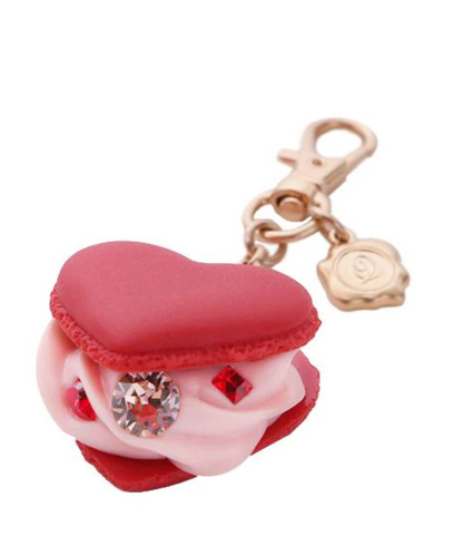Love Heart Macaron Bag Charm