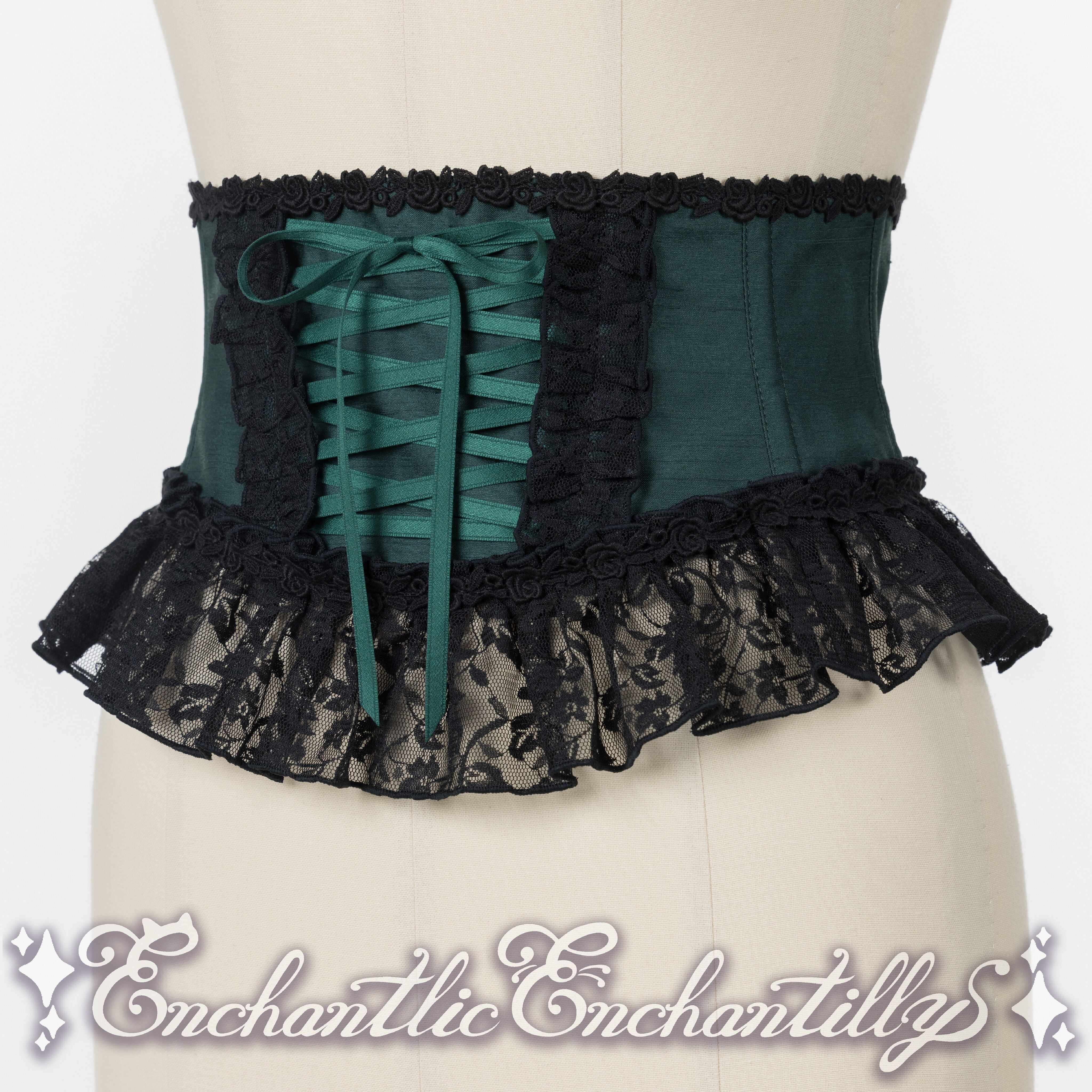 Ribbon Lace Corsets (Rose Lace)