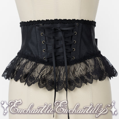 A Tulle Lace Ribbon Corsets