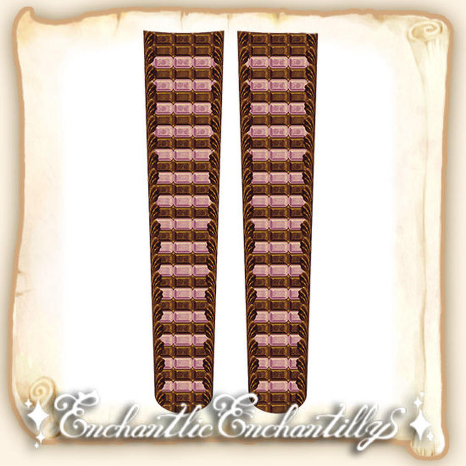 Chocolate Border Over Knee