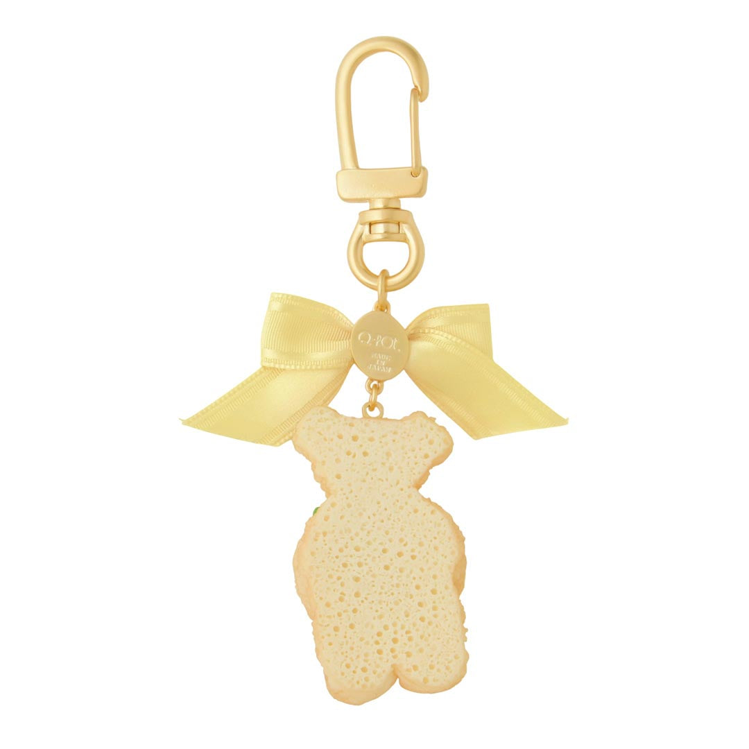 Teddy Bear Milk Cookie Keychain (Lemon)